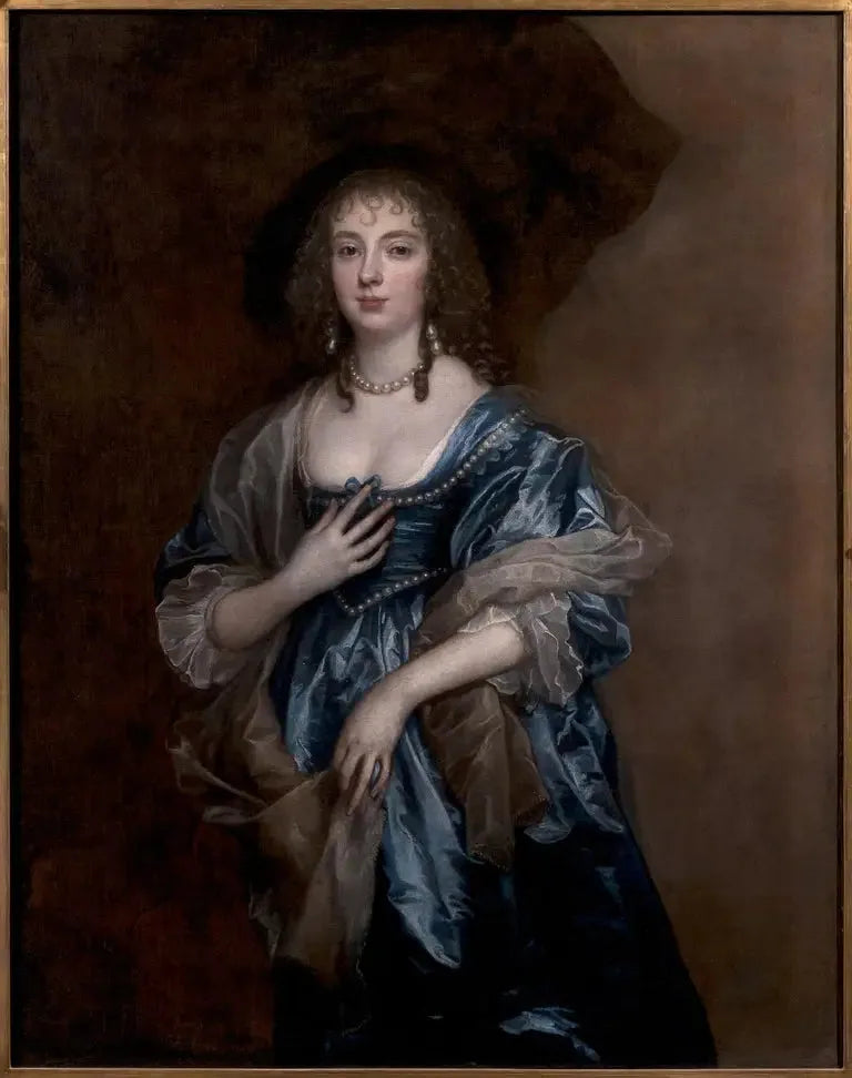 Portrait af Anne, Lady Russell, fremtidig grevinde af Bedford (1615-1684) - Antoine van Dyck