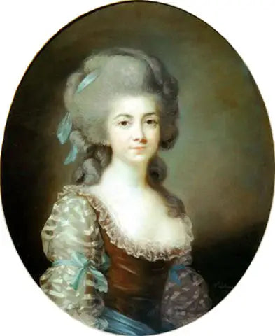 Portræt af Antoinette Saint-Huberty (1756-1812), fransk skuespillerinde. - Élisabeth Vigée Le Brun