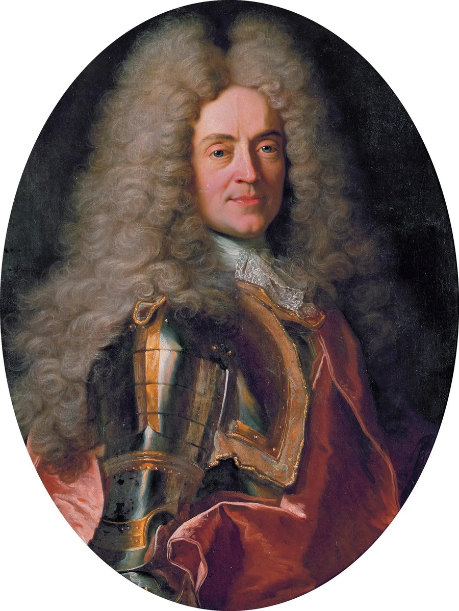 Portræt af Anton Ulrich, hertug af Braunschweig - Hyacinthe Rigaud