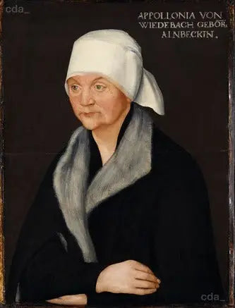 Portræt af Apollonia von Wiedebach - Lucas Cranach den Ældre