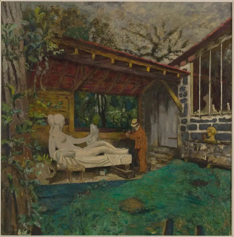 Aristide Maillol-portræt - Édouard Vuillard