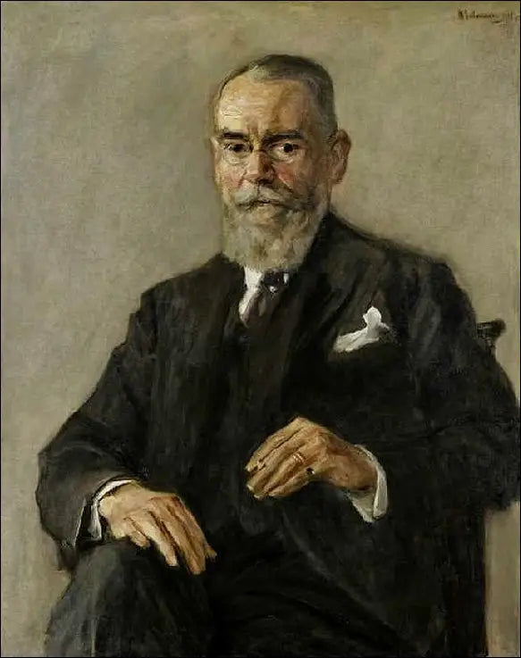 Portrait af Auguste Batschari - Max Liebermann