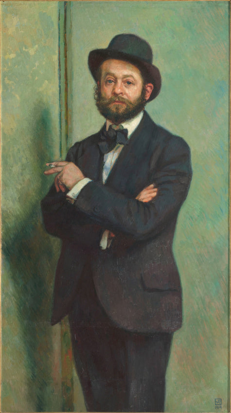 Portræt af Auguste Perret - Théo van Rysselberghe
