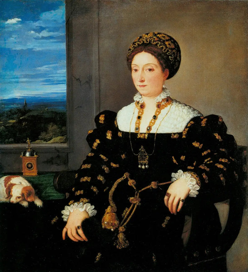 Eleonora Gonzaga della Rovere-portræt - Titian