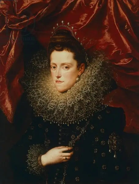 Portrait af Éléonore de Médicis, hertuginde af Mantova - Frans Pourbus den Yngre