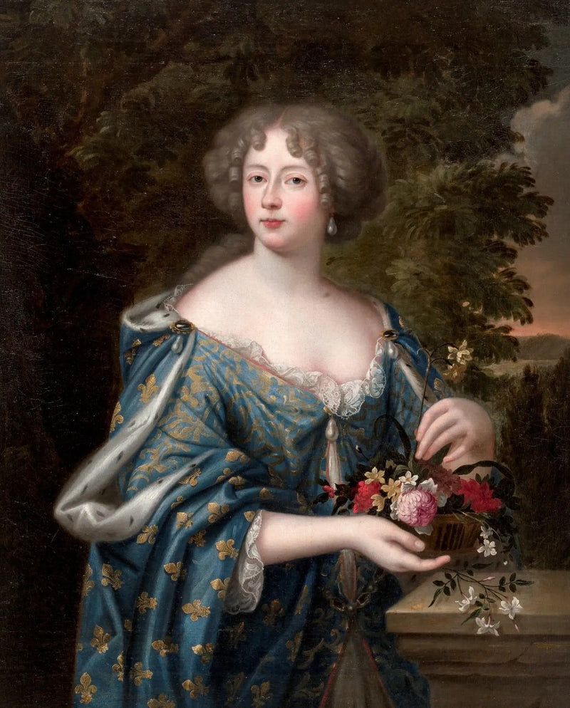 Portræt af Elisabeth Charlotte, palatinateprinsesse (1652-1722) - Pierre Mignard
