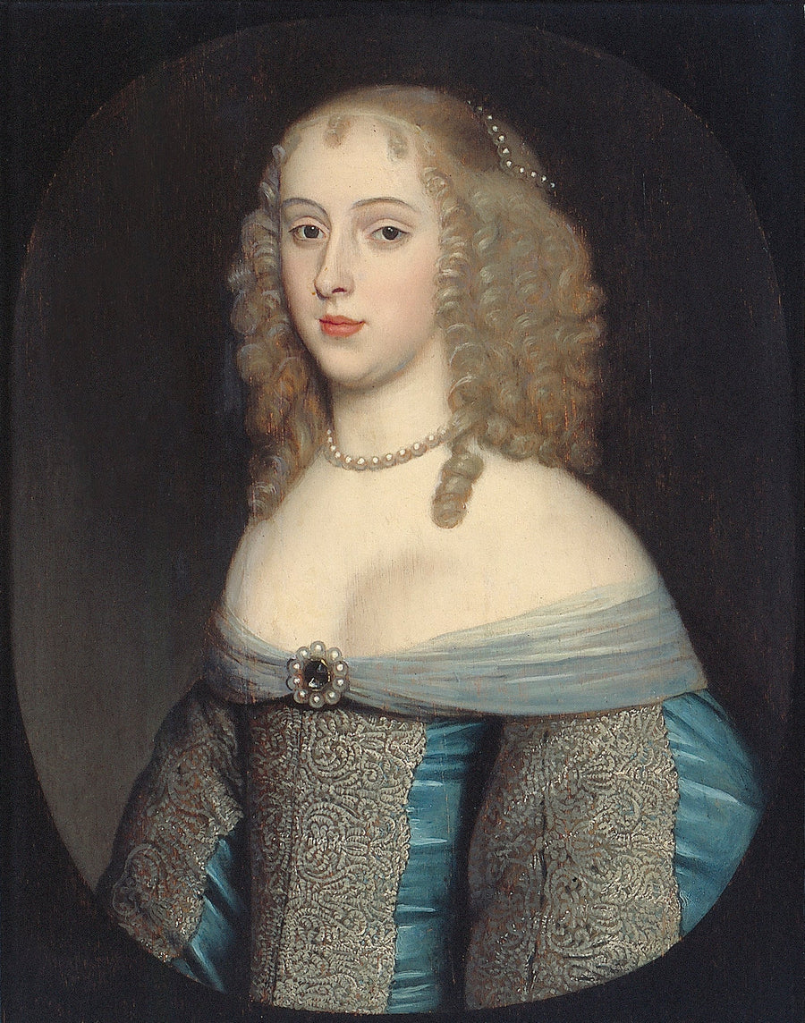Portræt af Elisabeth van Nassau-Beverweerd (1633-1718) - Gerrit van Honthorst