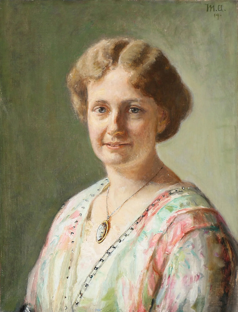 Portræt af Else Guldberg, født Richter. -Michael Peter Ancher