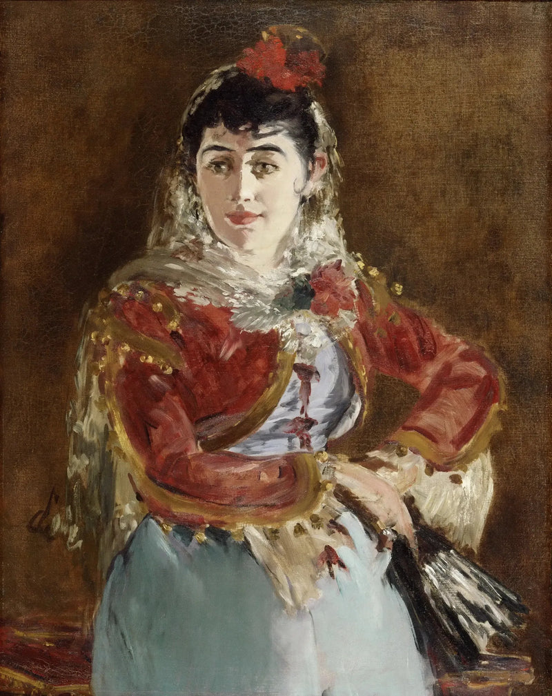 Portræt af Émilie Ambre i rollen som Carmen - Édouard Manet