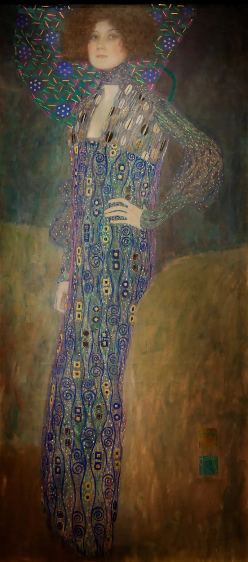 Portræt af Emilie Flöge - Gustav Klimt