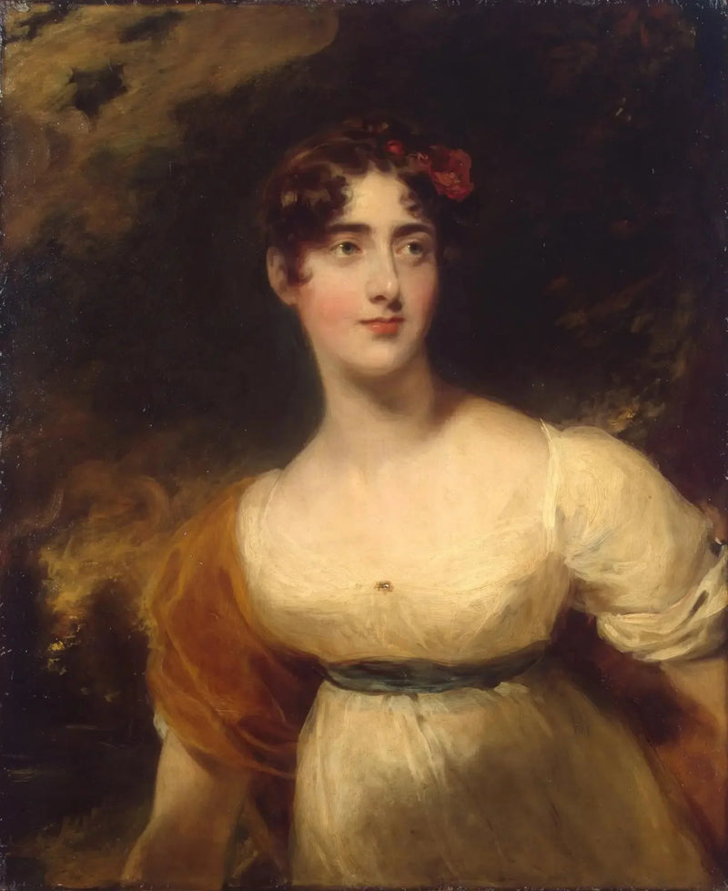 Portræt af Emily Harriet Wellesley-Pole (Lady Raglan) (1792-1881) - Thomas Lawrence