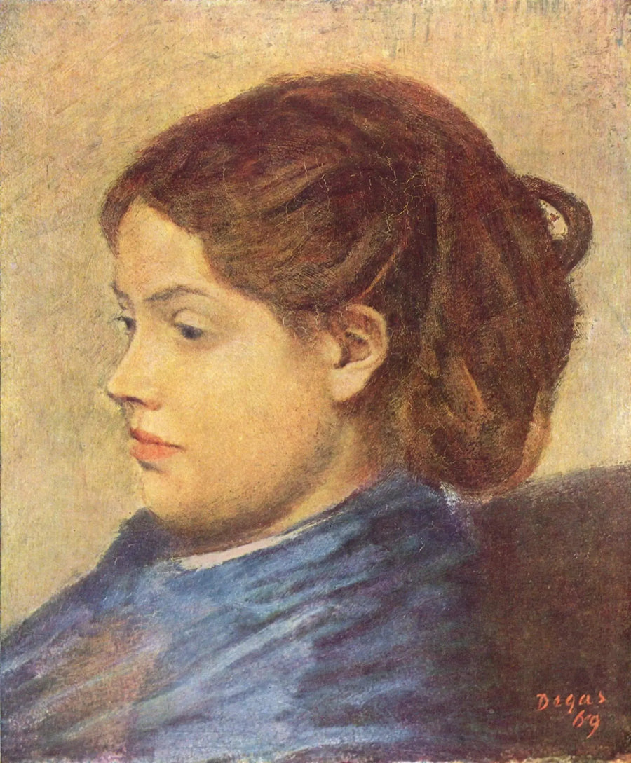 Portræt af Emma Dobigny - Edgar Degas