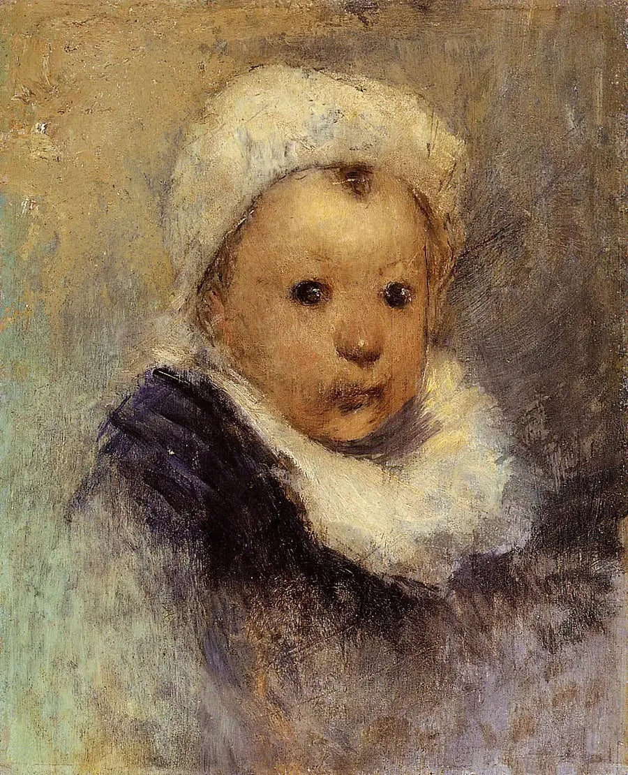Børneportræt, måske Aline Gauguin - Paul Gauguin