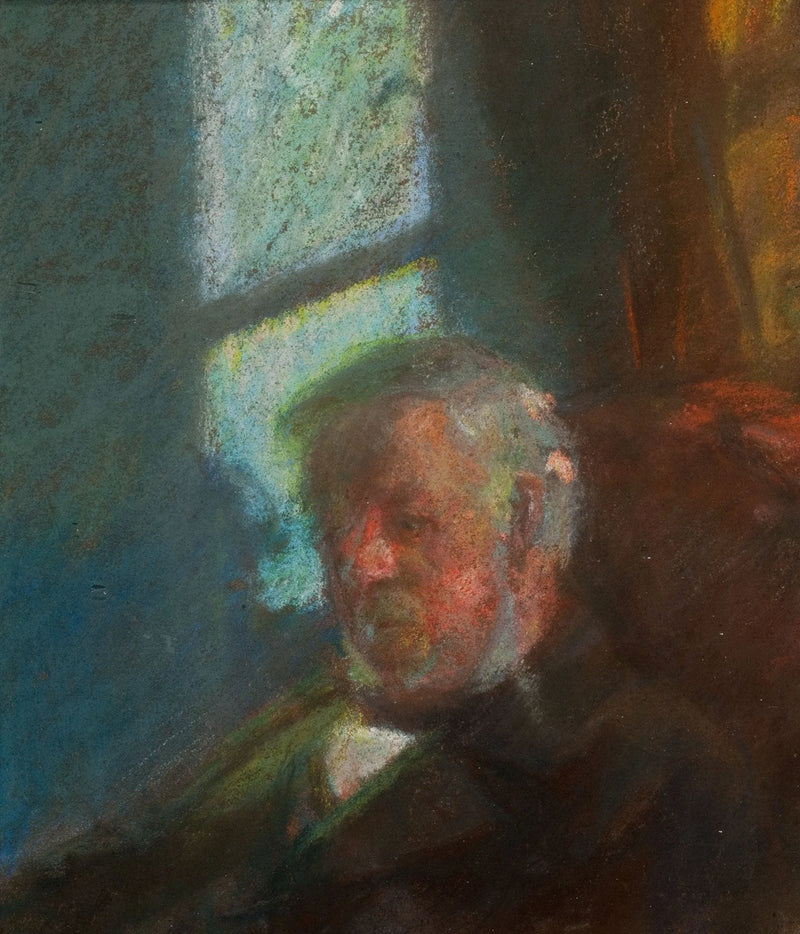 Portræt af Erik Br��ndum. - Anna Ancher