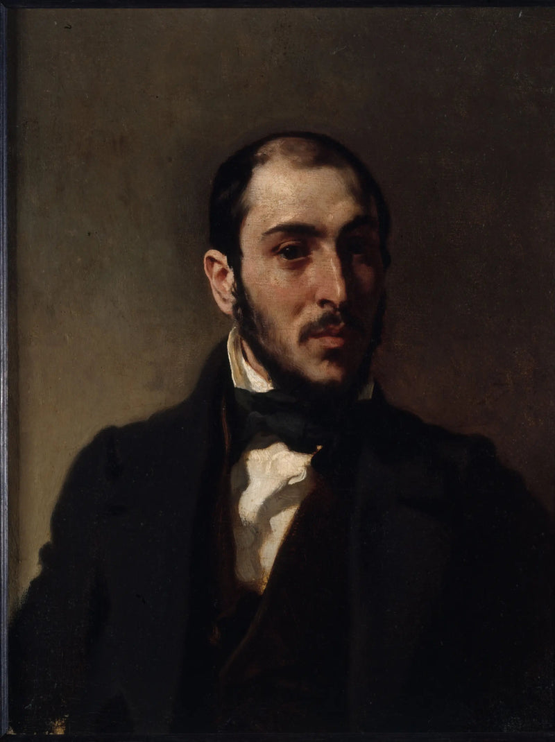 Portræt af Eugène Laval (1818-1896), arkitekt - Eugène Delacroix