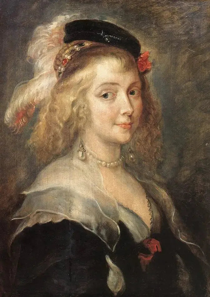 Hélène Fourment portræt - Peter Paul Rubens