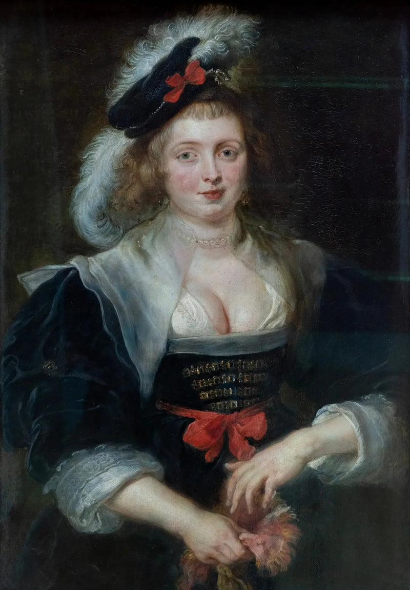 Hélène Fourment portræt - Peter Paul Rubens