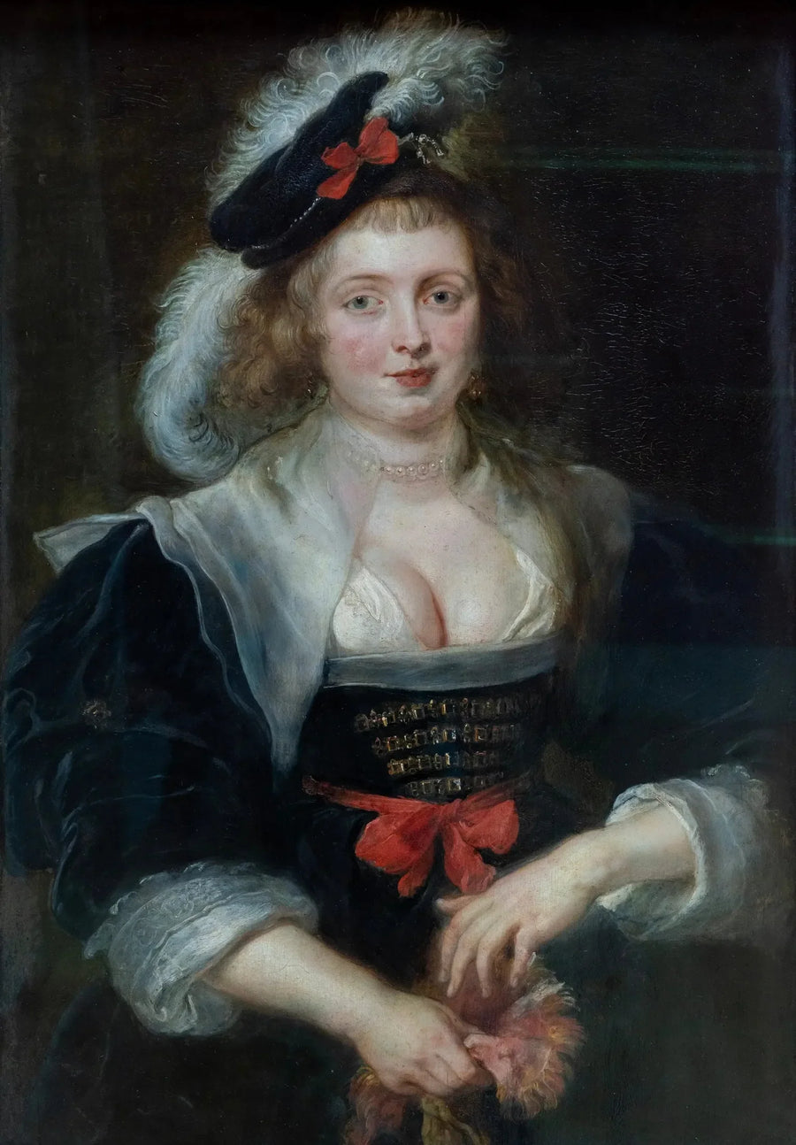 Hélène Fourment portræt - Peter Paul Rubens