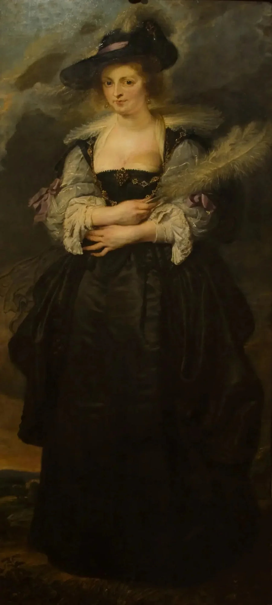 Hélène Fourment portræt - Peter Paul Rubens
