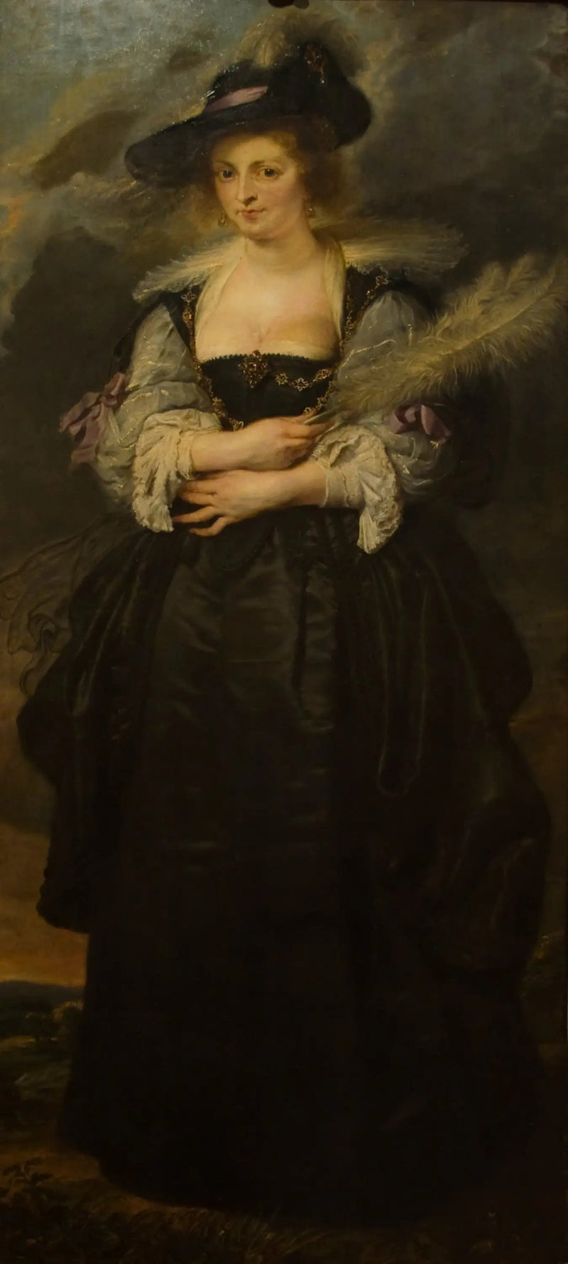 Hélène Fourment portræt - Peter Paul Rubens