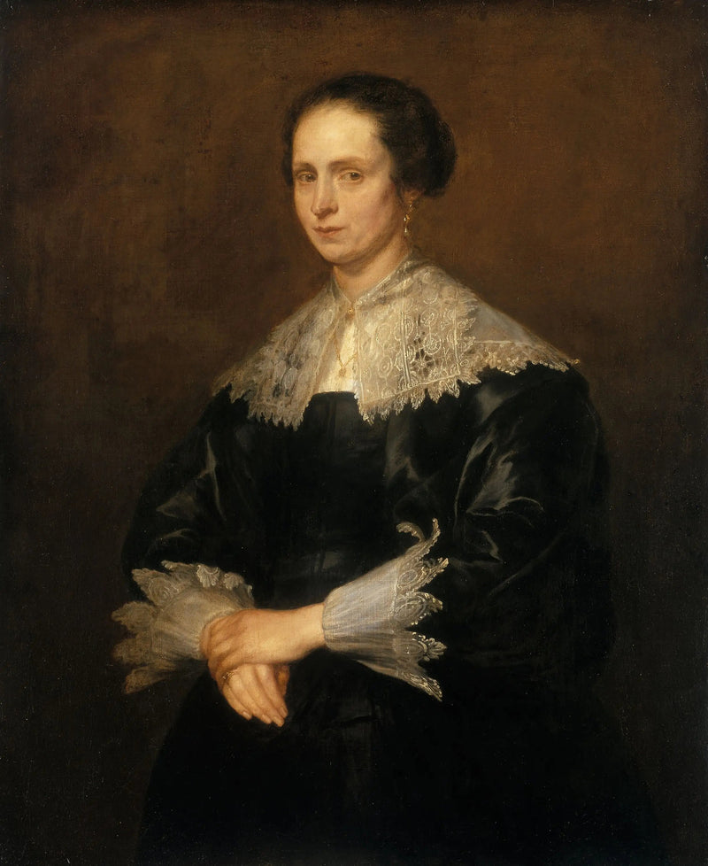 Portrait af Hélène Tromper Du Bois - Antoine van Dyck