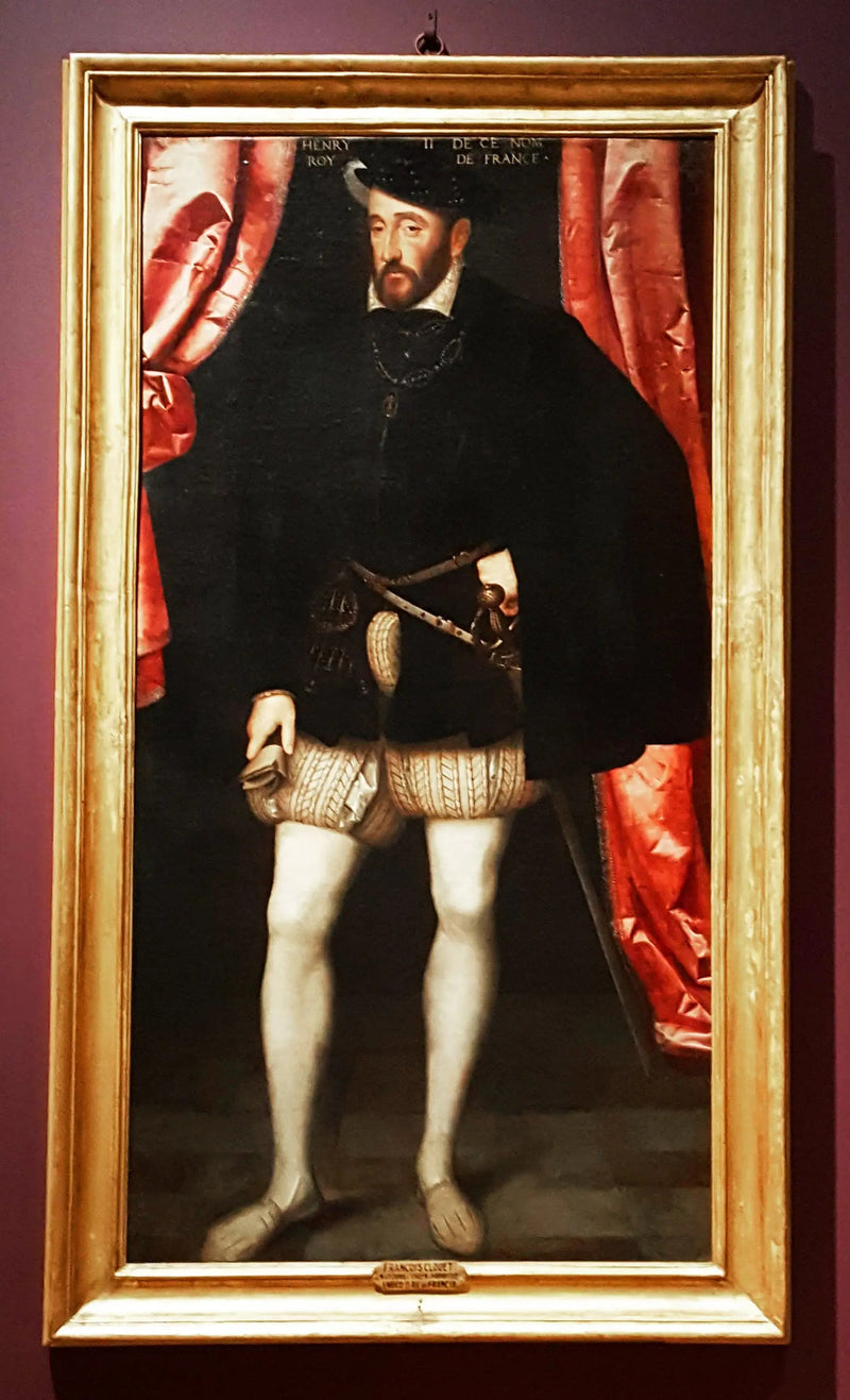 Henri II portræt - François Clouet