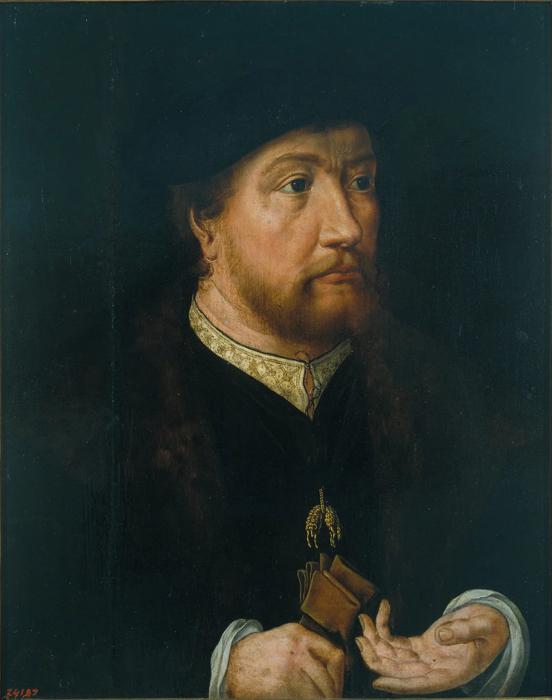 Portræt af Henri III, greve af Nassau - Jan Gossaert
