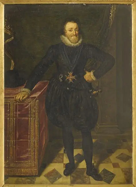 Henri IV portræt - Frans Pourbus den Yngre