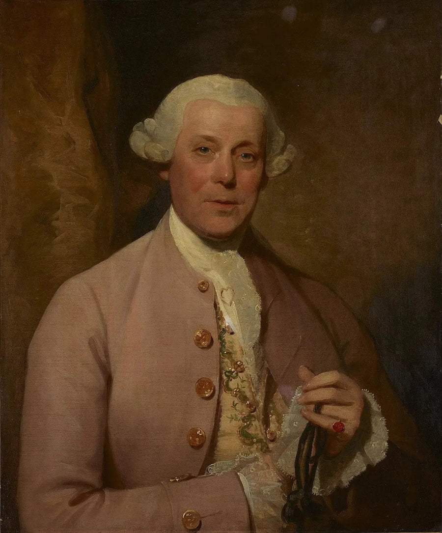 Portrait af Henri Lambert (1738-1813) - Gilbert Stuart