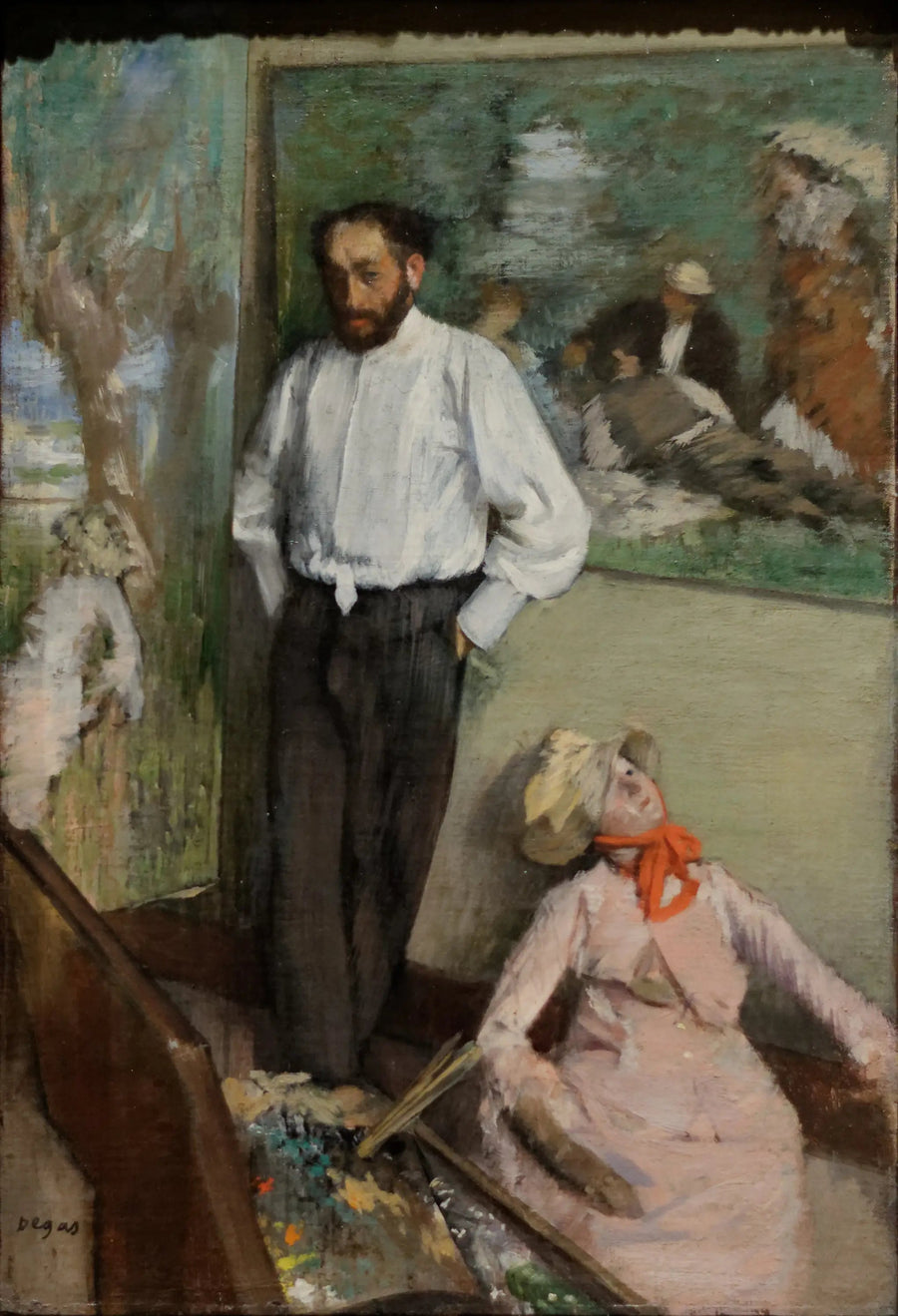 Portræt af Henri Michel-Lévy - Edgar Degas