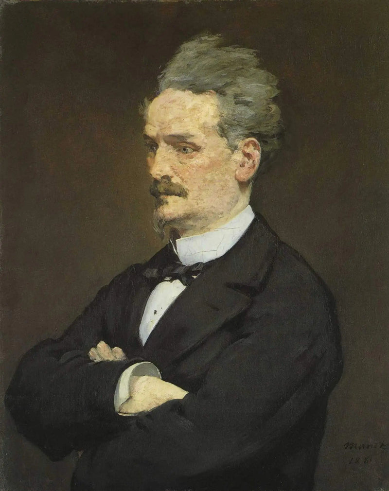 Portræt af Henri Rochefort - Édouard Manet