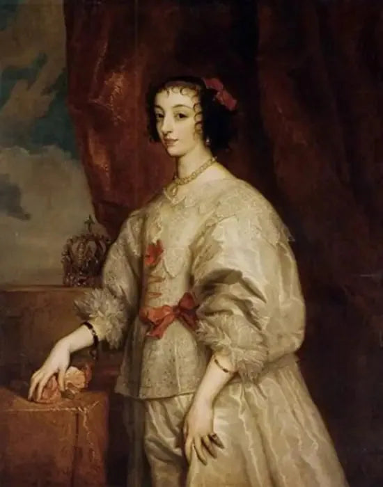 Henriette Marie-portræt - Antoine van Dyck