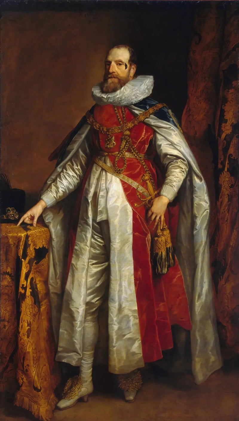 Portrait af Henry Danvers, greve af Danby - Antoine van Dyck