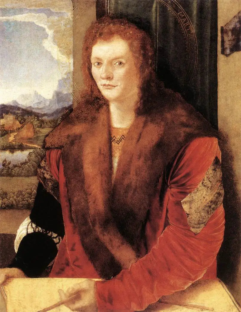 Portrait d’homme - Albrecht Dürer image 1 reproduction d’œuvre d’art à l’huile