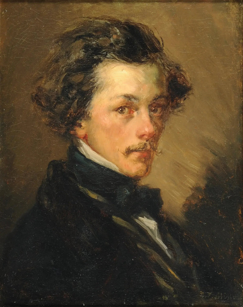 Portrait af anonym mand - Jean-François Millet