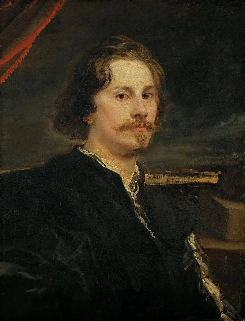 Portræt af en mand. - Antoine van Dyck