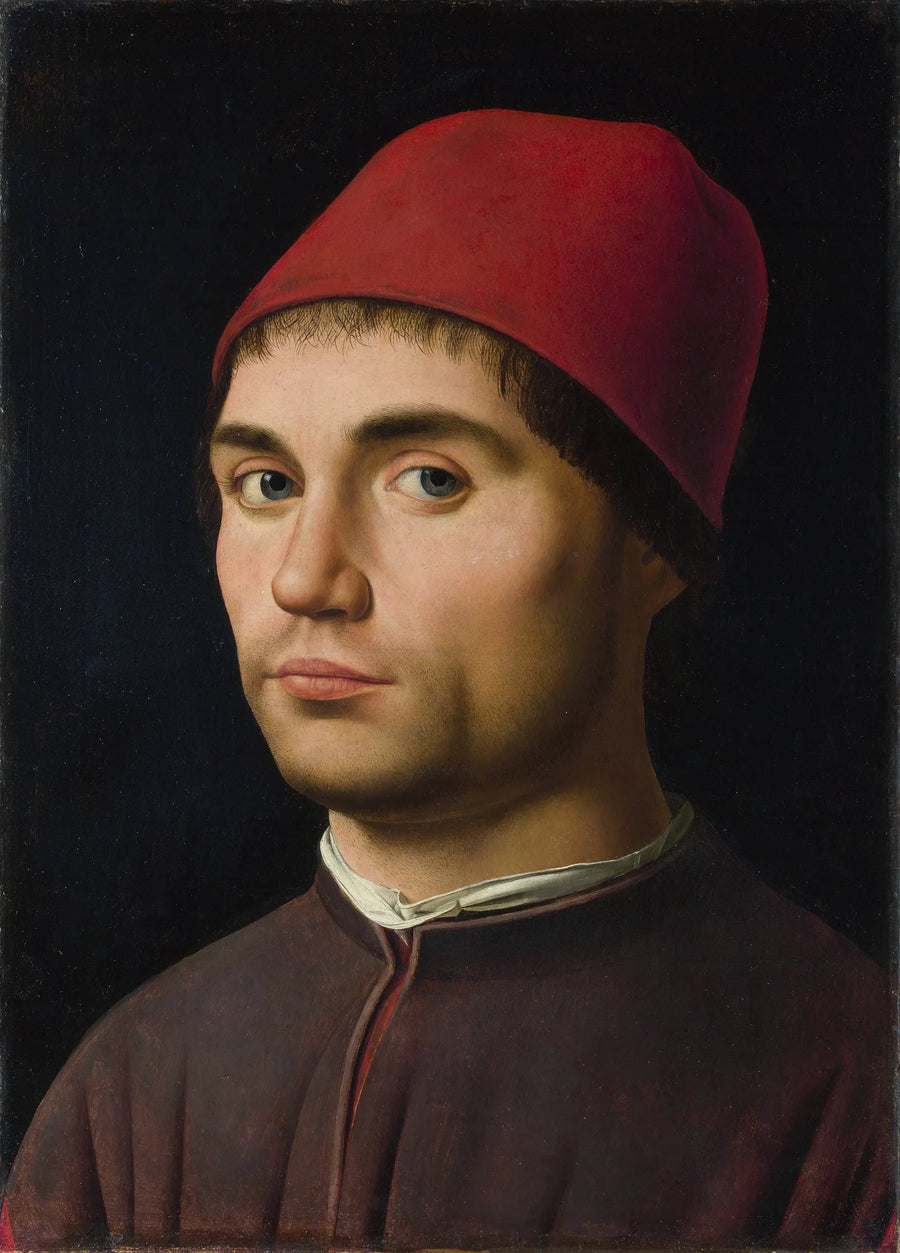 Portræt af mand - Antonello de Messine
