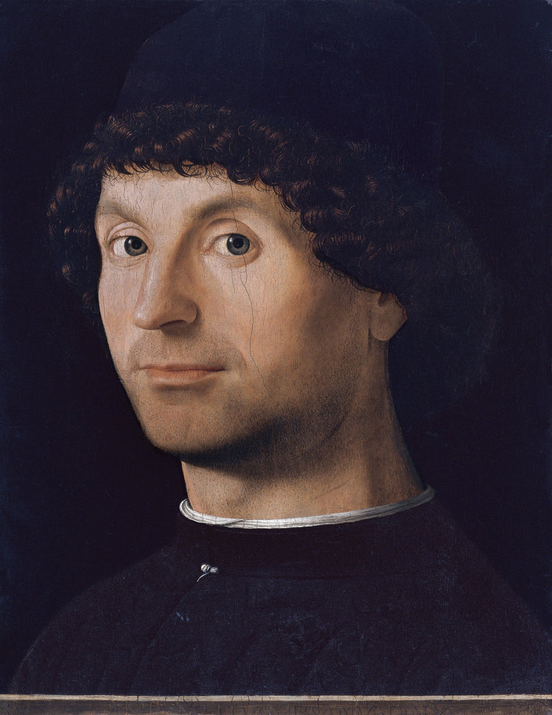 Portræt af mand - Antonello de Messine