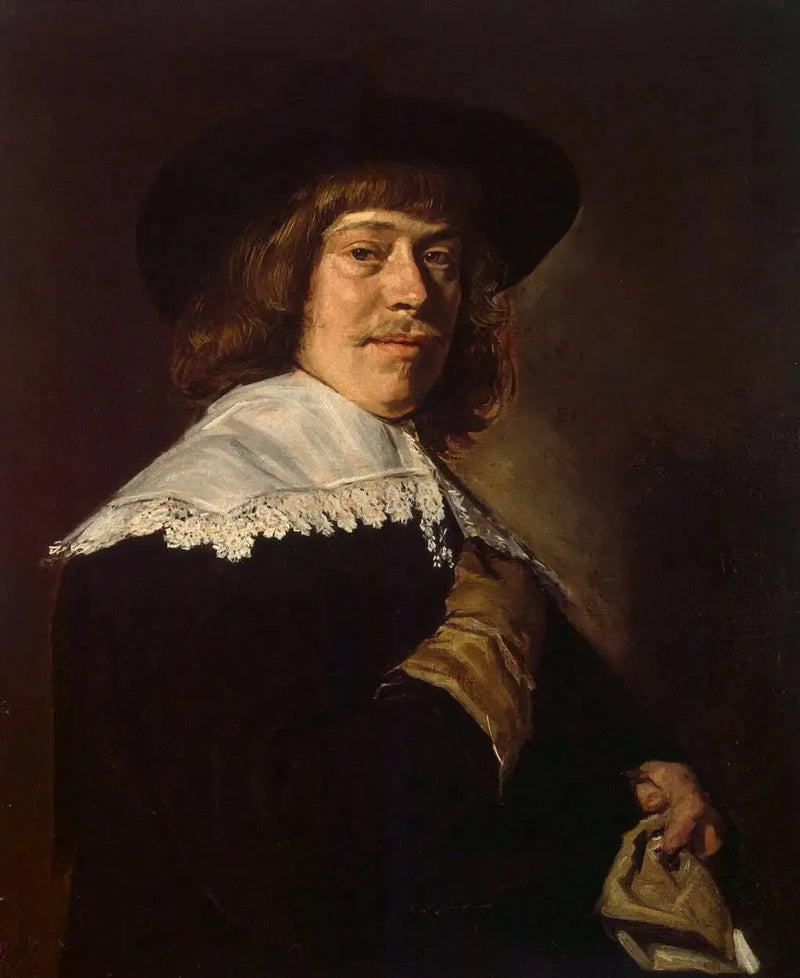 Portræt af en mand med hat - Frans Hals
