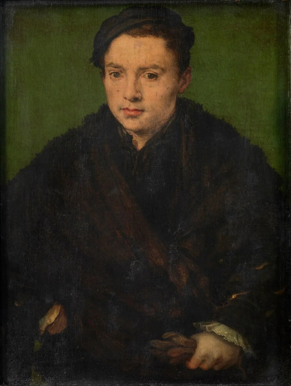 Portrait d'homme - Corneille de Lyon image 1 reproduction artisanale de tableau