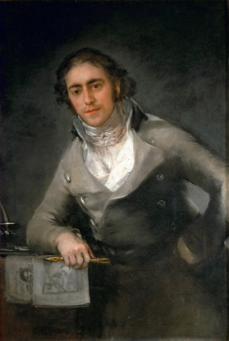 Portræt af mand, også kaldet Portræt af Don Evaristo Pérez de Castro - Francisco de Goya
