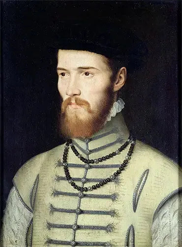 portræt af en mand, kaldet don Juan d'Autriche - François Clouet