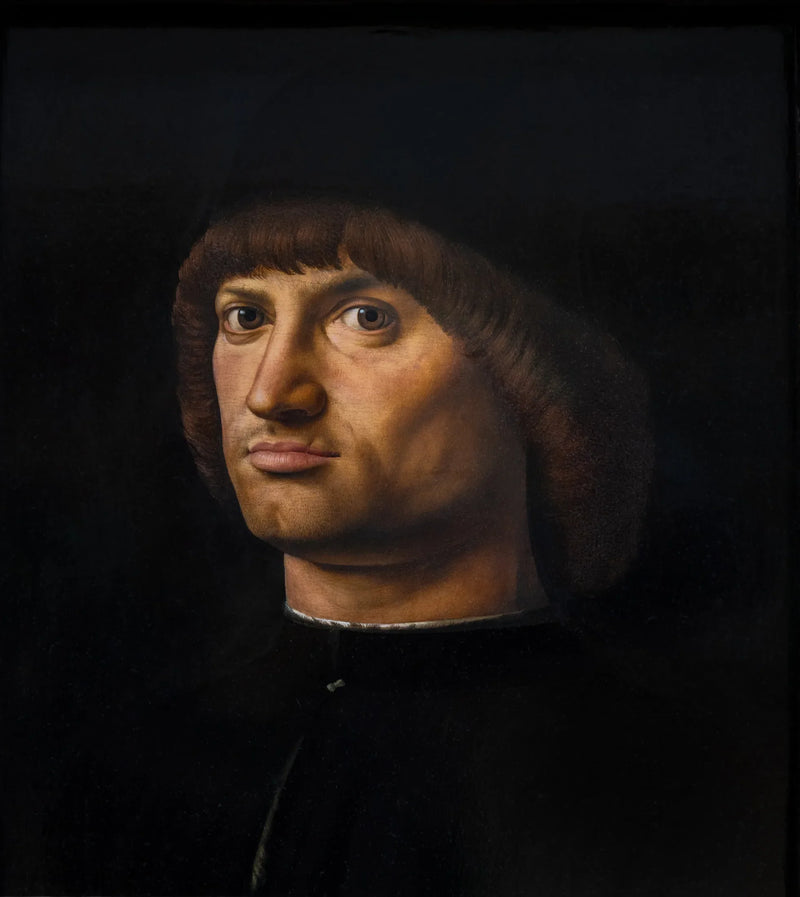 Portræt af en mand, kaldet condottiere - Antonello de Messina