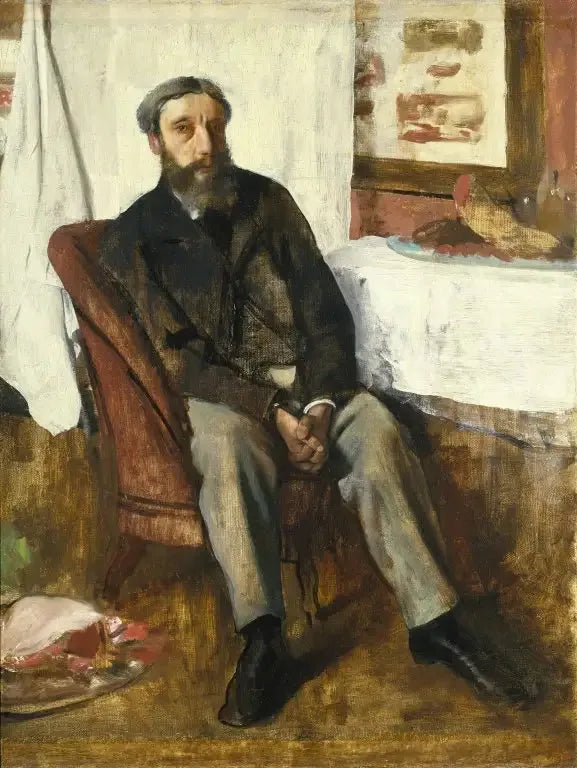 Portræt af mand - Edgar Degas