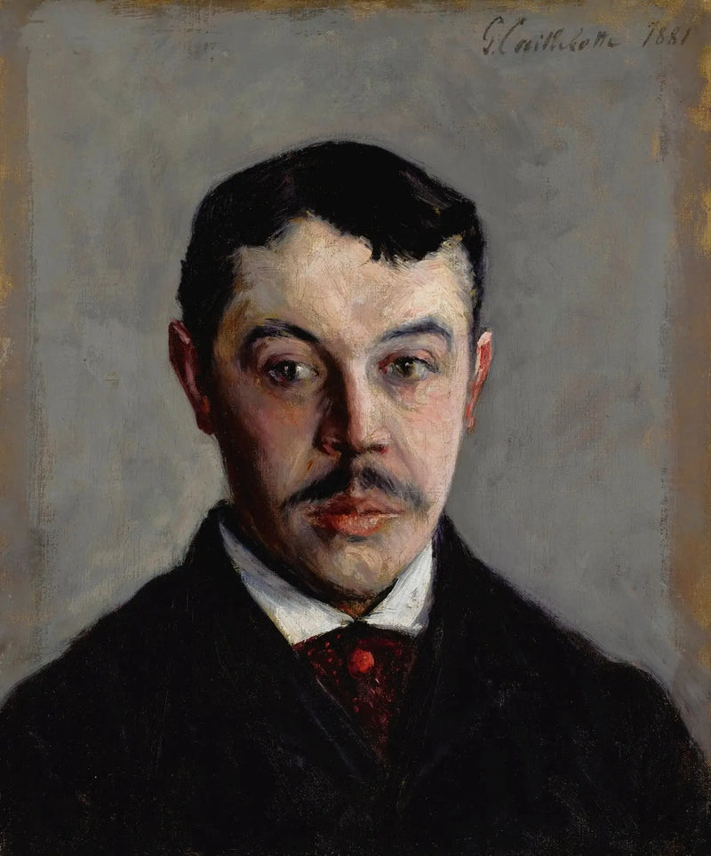 Portræt af mand - Gustave Caillebotte