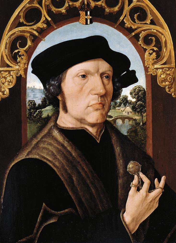 Portræt af en mand - Jacob Cornelisz van Oostsanen