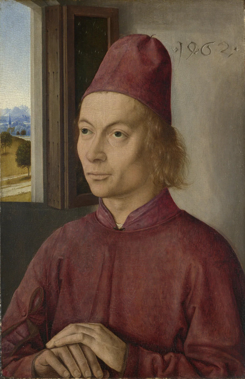 Portræt af en mand (Jan van Winckele ?) - Dirk Bouts