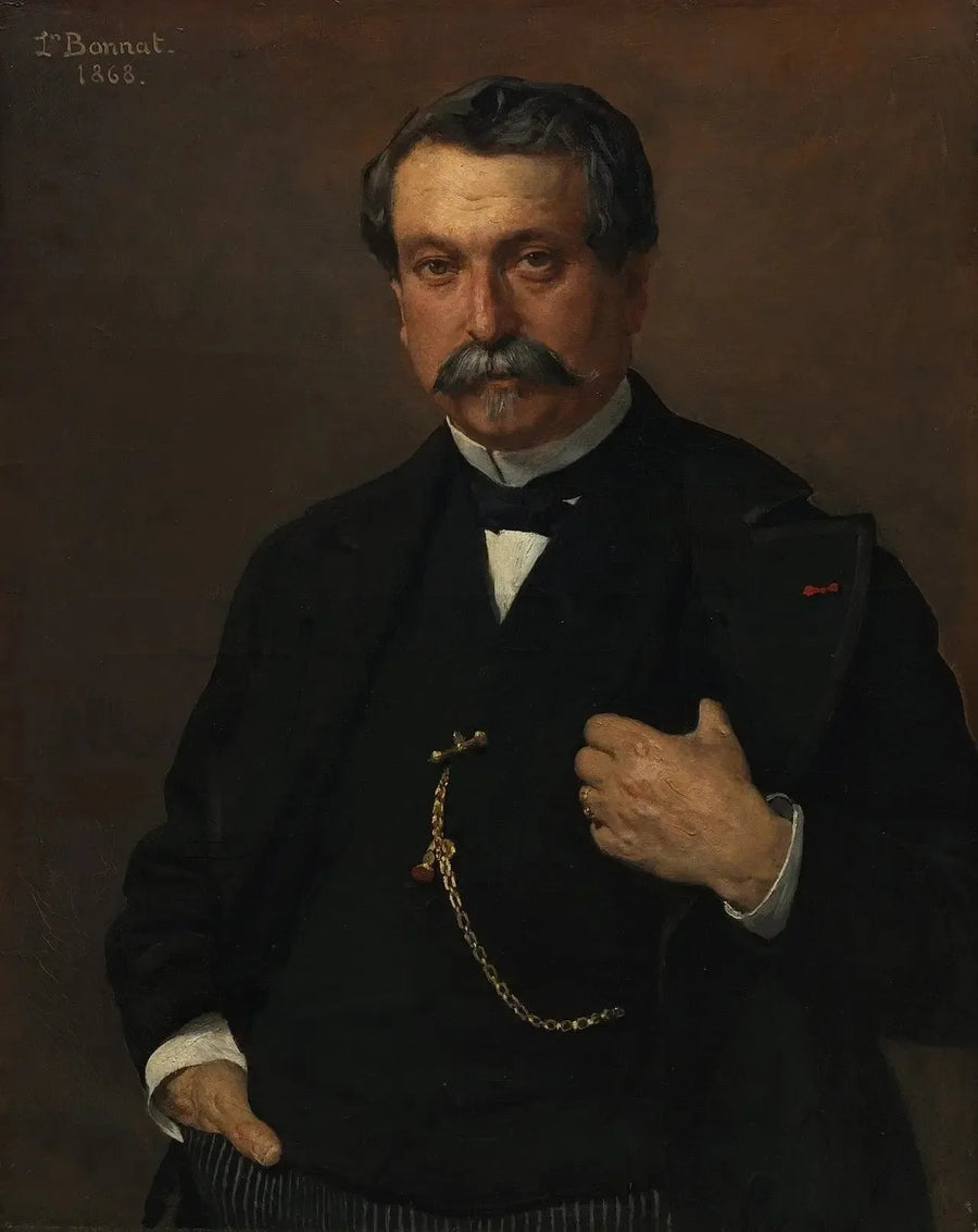 Portræt af en mand - Léon Bonnat