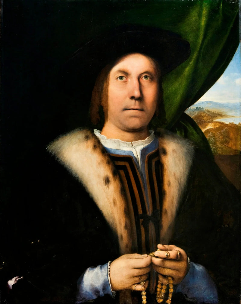 Portræt af mand - Lorenzo Lotto