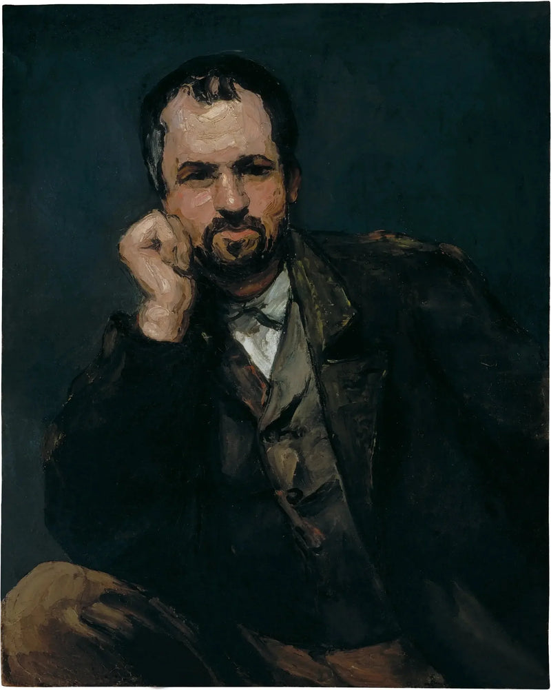 Portræt af en mand - Paul Cézanne